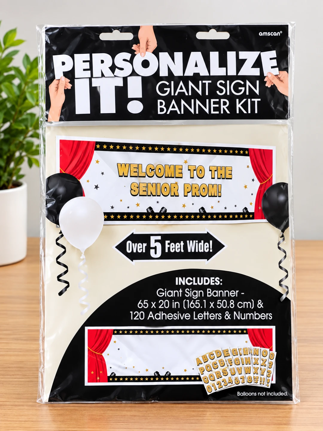 Amscan Personalize It! Giant Sign Banner Kit