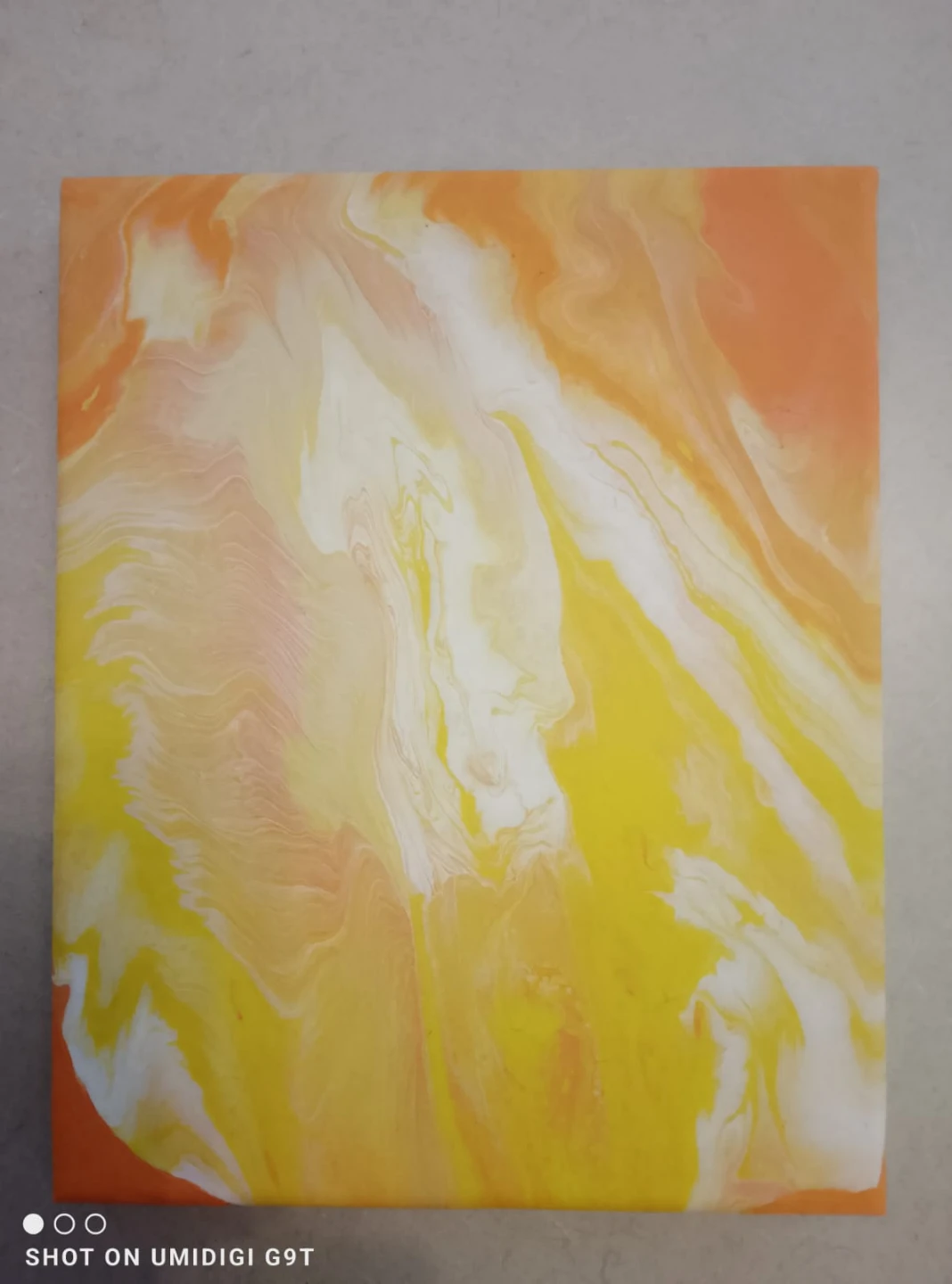 New abstract Halloween painting.
