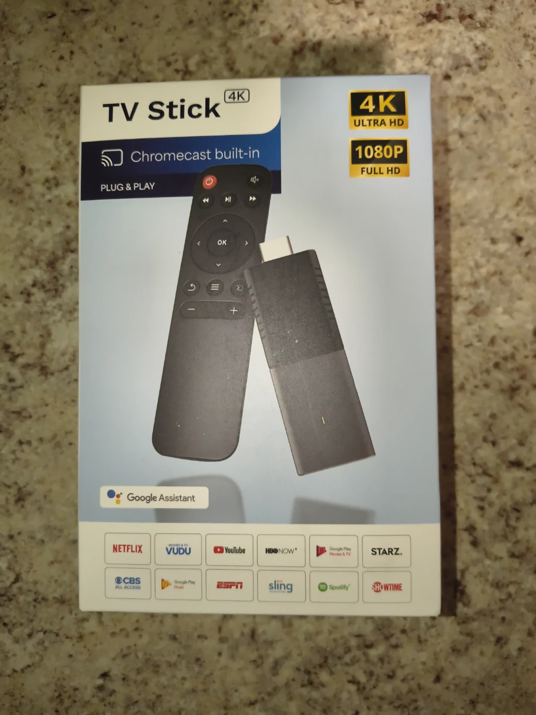 4K TV Stick with Chromecast Built-in
