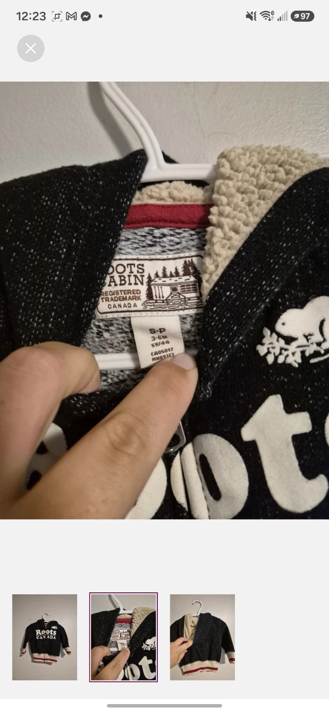 Roots Canada Baby Zip-Up Hoodie - photo 2