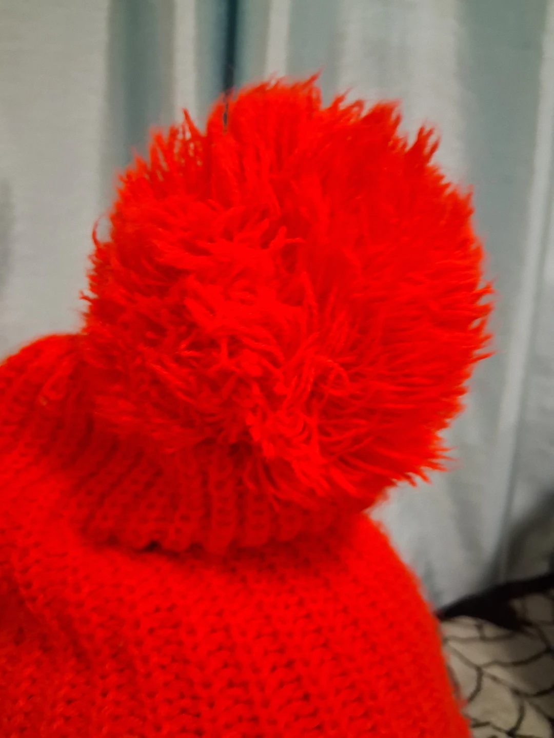 Red Pac-Man Pom-Pom Beanie 1981 - photo 5