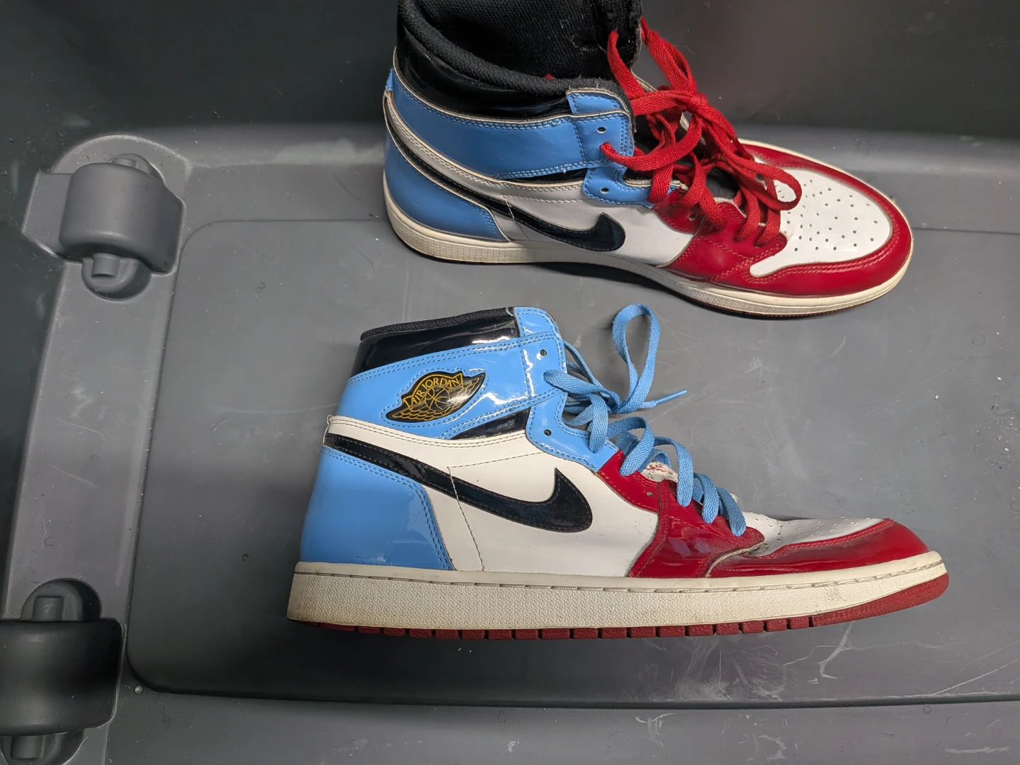 Nike Air Jordan 1 Retro High OG "Fearless" Top Sneakers - photo 4