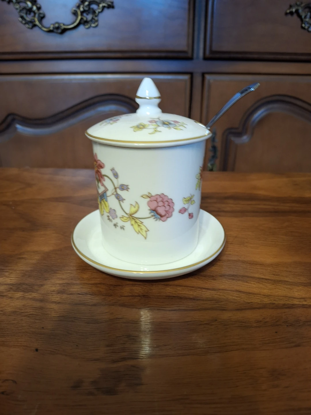 Aristocrat Bone China Jam Pot