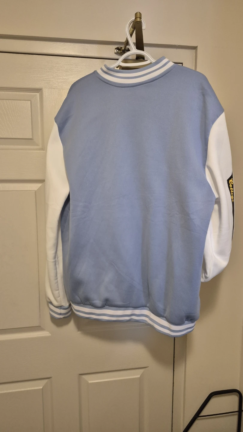 Light Blue NY Varsity Jacket - photo 4