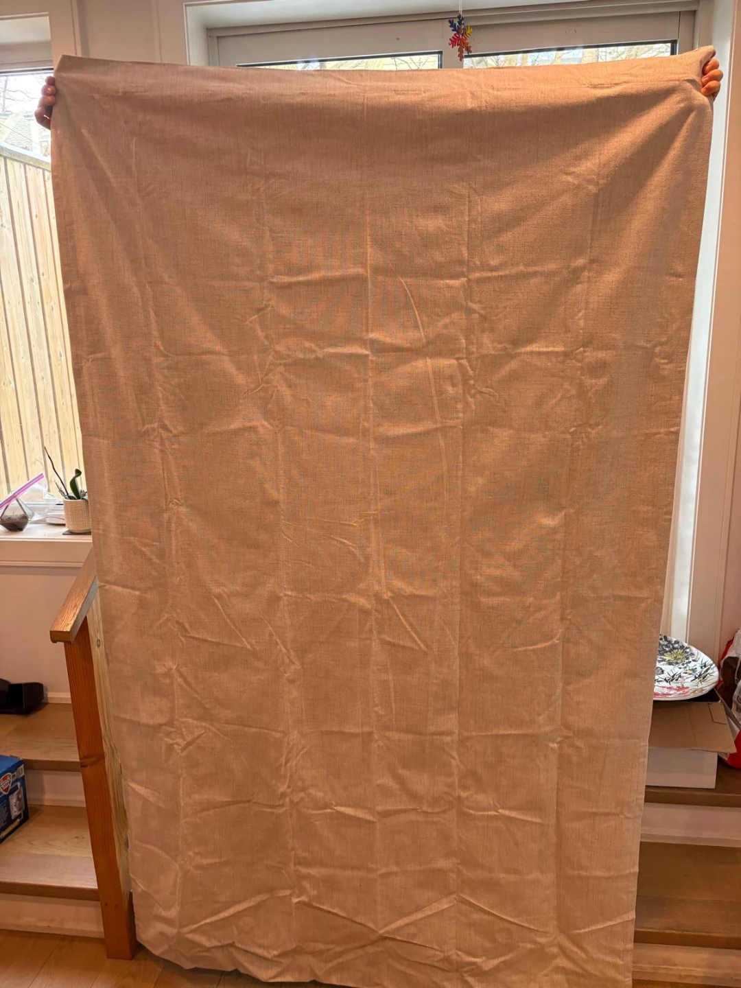 Linen Grey Blackout Curtains - photo 3