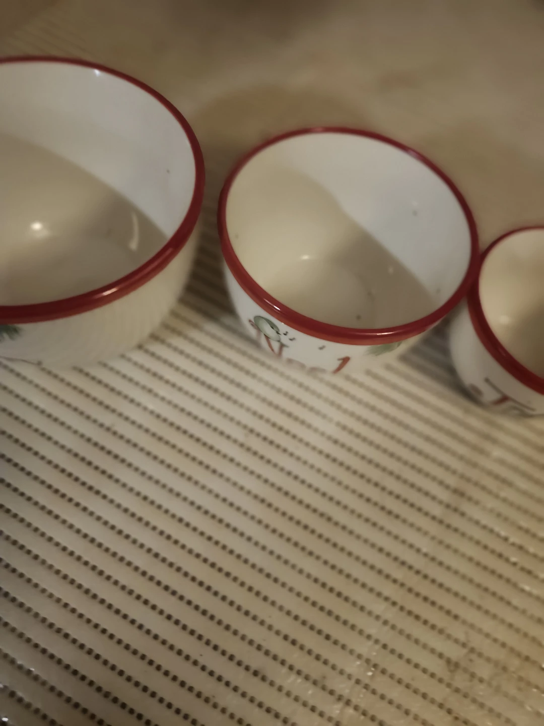 Everyday White Christmas Nesting Bowls - photo 2