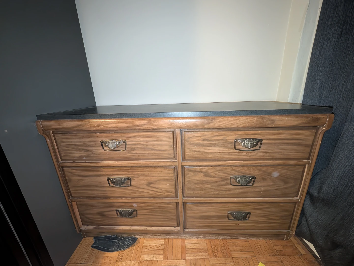 6-Drawer Wood Dresser