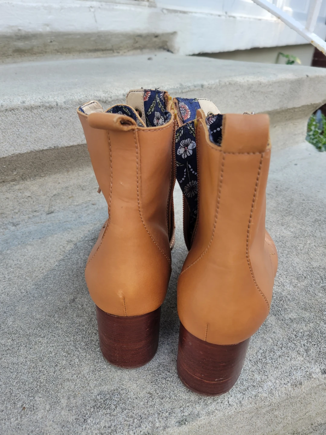 Seychelles brown leather lace-up boots - photo 2