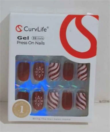 CurvLife Gel Press On Nails Christmas Set - photo 3