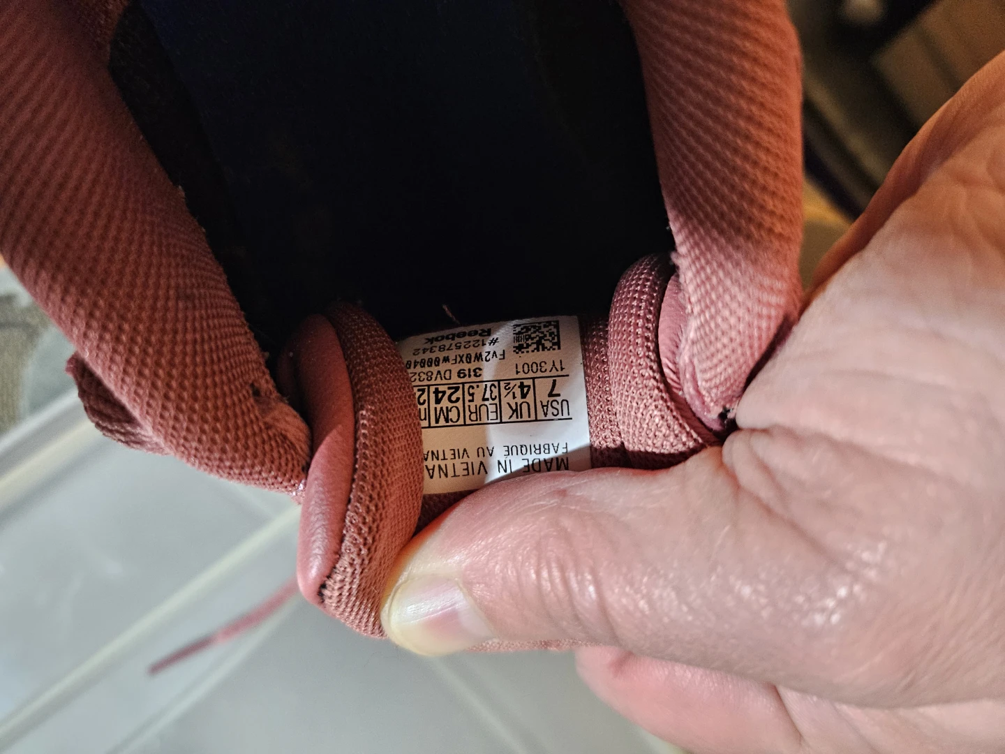 Reebok Sneakers Dusty Rose Size 7 - photo 3