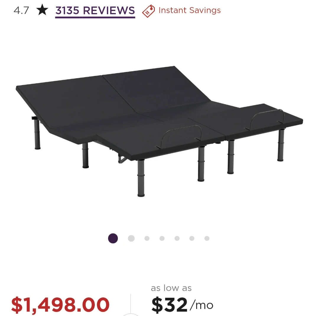 King Size Split Adjustable Bed Frame