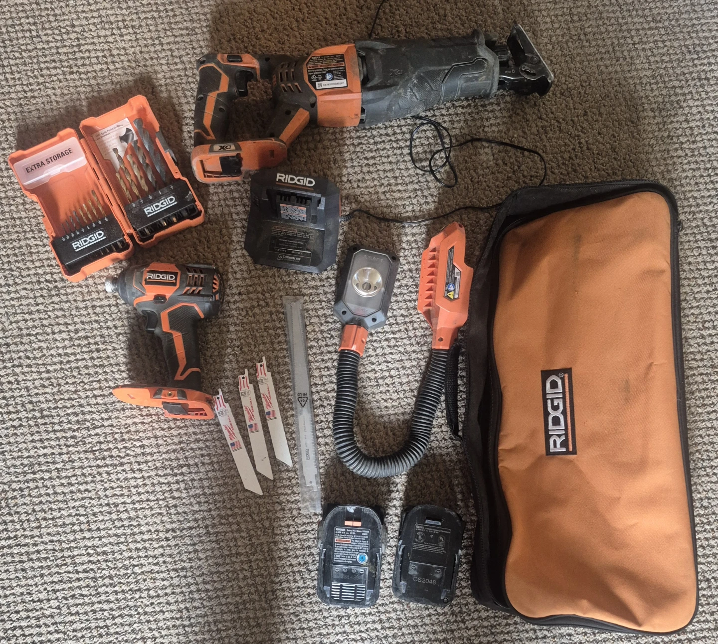 Ridgid 18V Power Tool Set with Accessories - photo 4