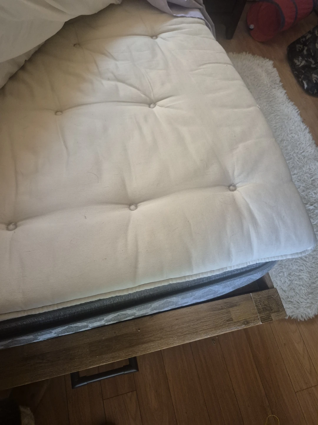 Tufted Wool king size Mattress Topper - photo 2