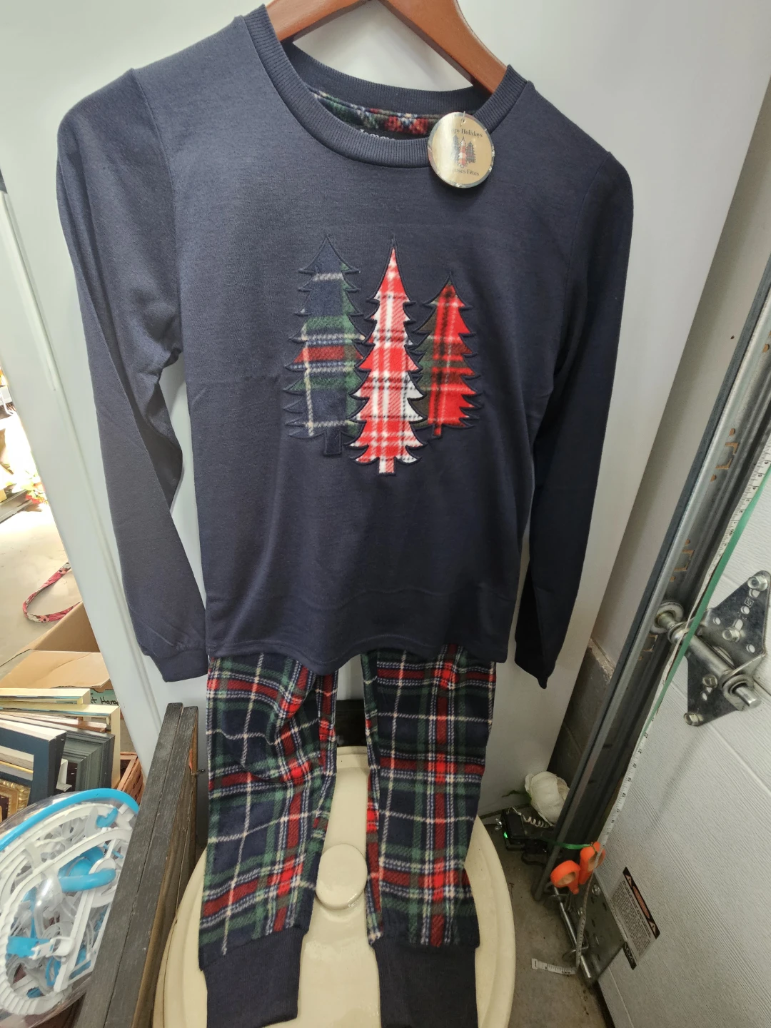 2 pair, Jammers Holiday Pajama Set Size L/G 10/12