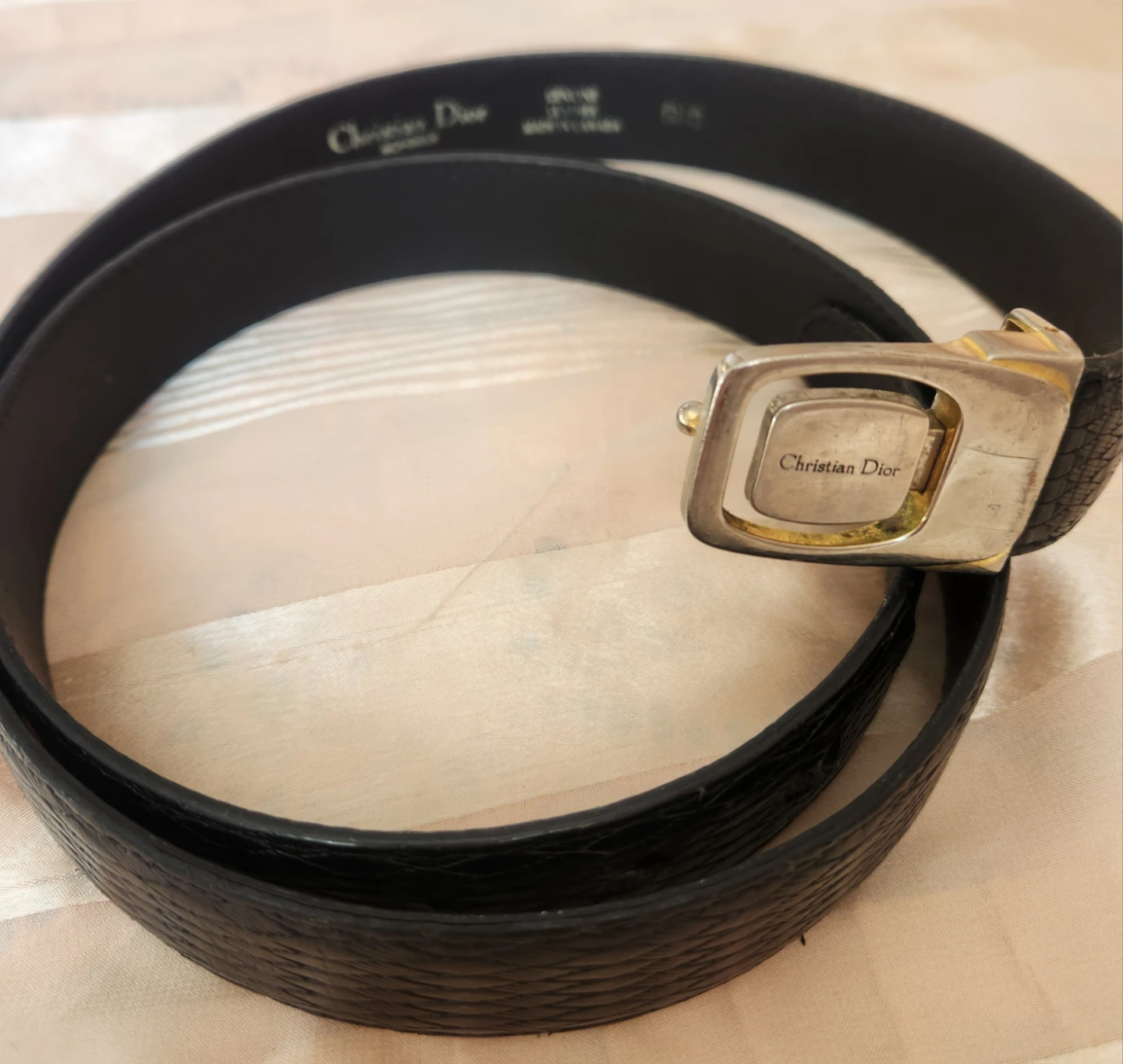 Christian Dior Monsieur Leather Belt