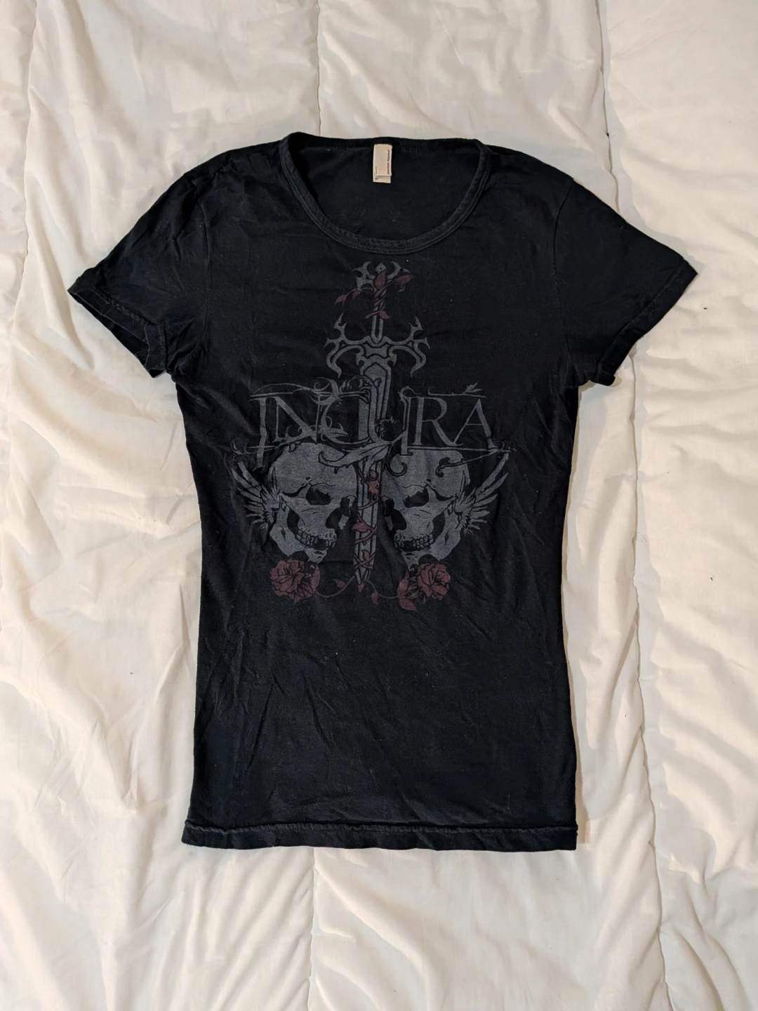 American Apparel Skull Graphic T-Shirt