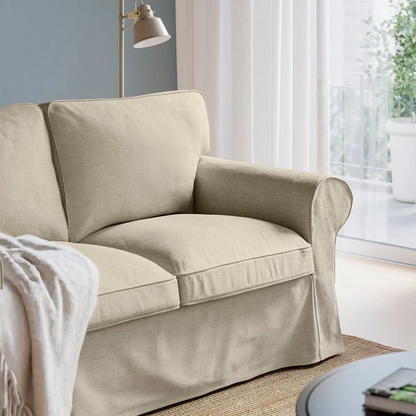 MOVING SALE - Ektorp Loveseat Beige - photo 2