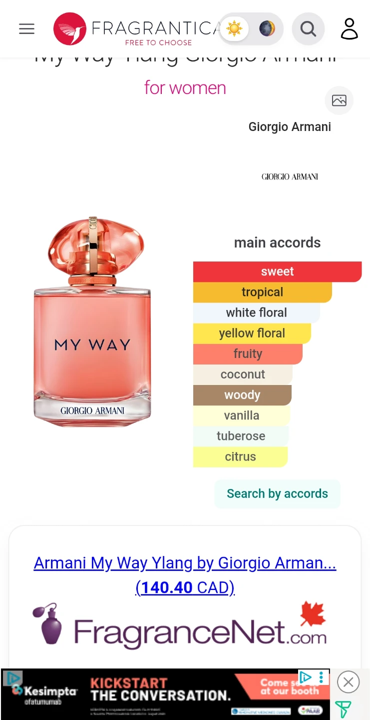 NEW - Armani My Way Ylang EDP 50mL - photo 2