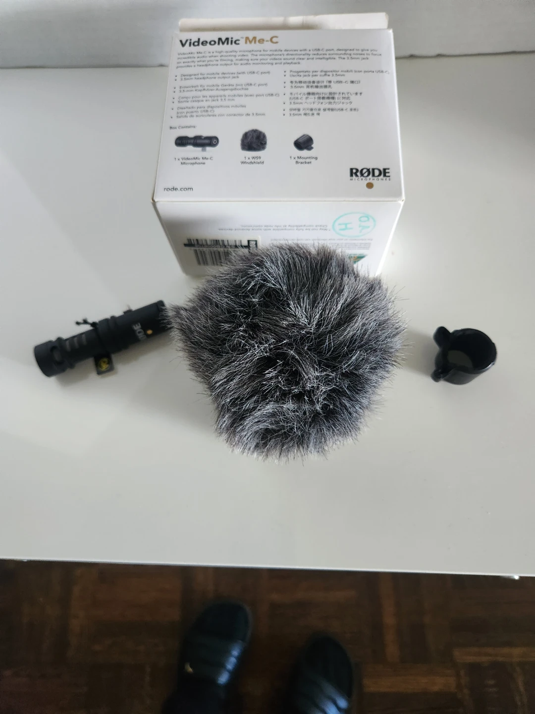 RODE VIDEOMIC ME-C USB-C MICROPHONE OPEN BOX TESTED