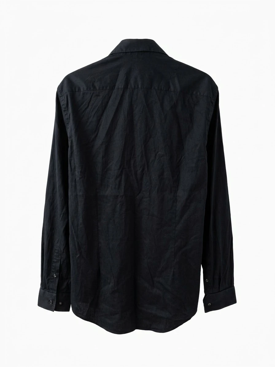 Zara Man Black Slim Fit Shirt Large - photo 2