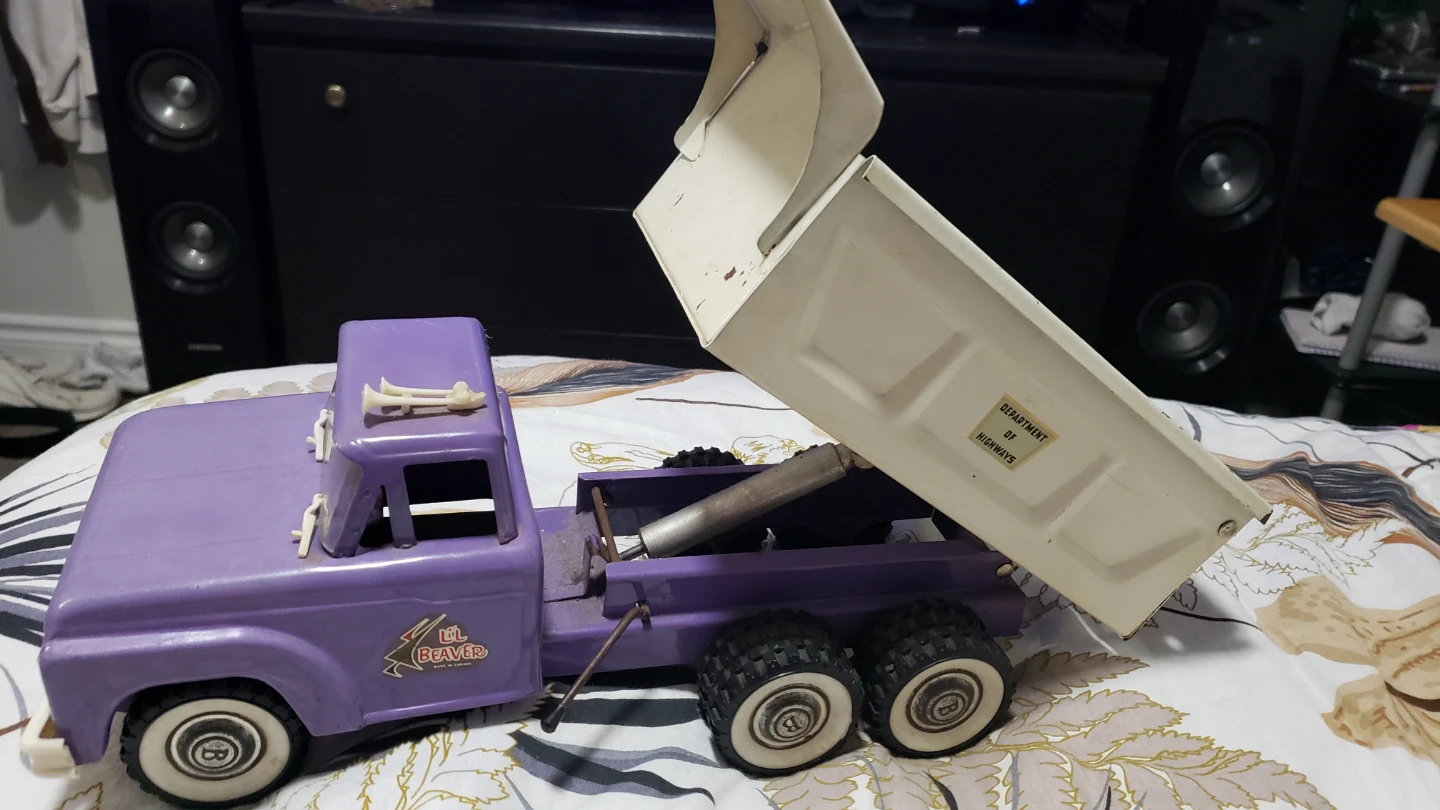 Vintage Lil Beaver Metal Dump Truck - photo 4