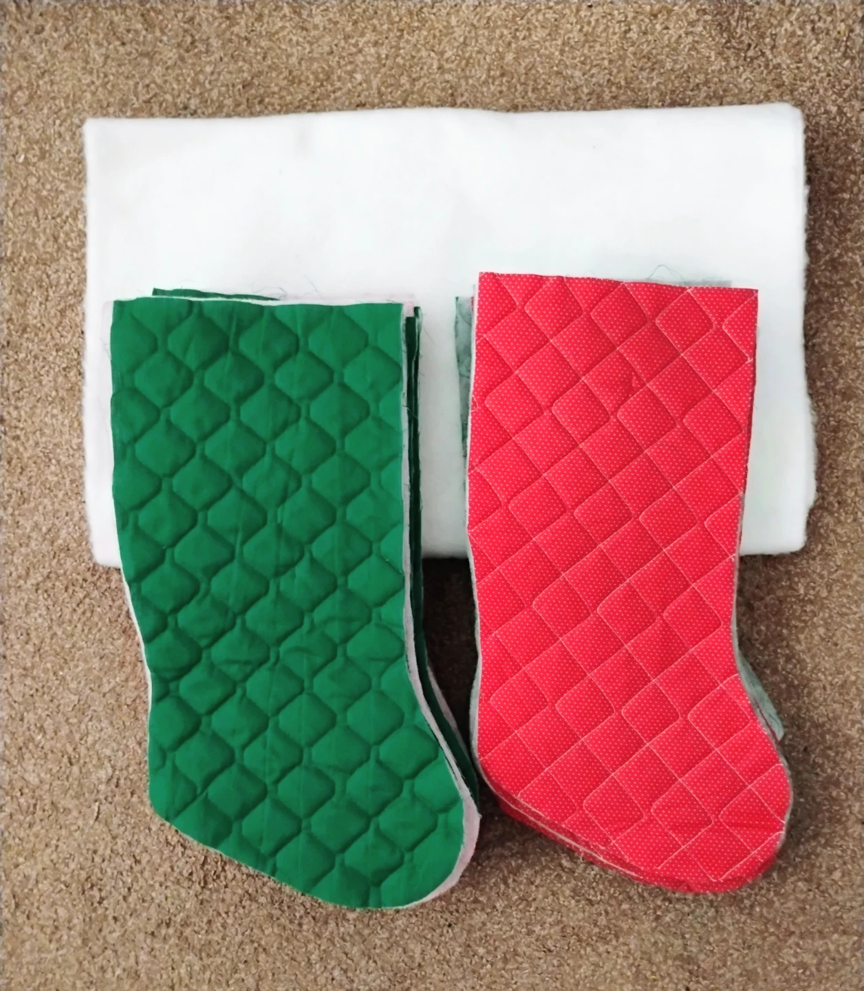 PRE-CUT CHRISTMAS STOCKINGS READY TO SEW