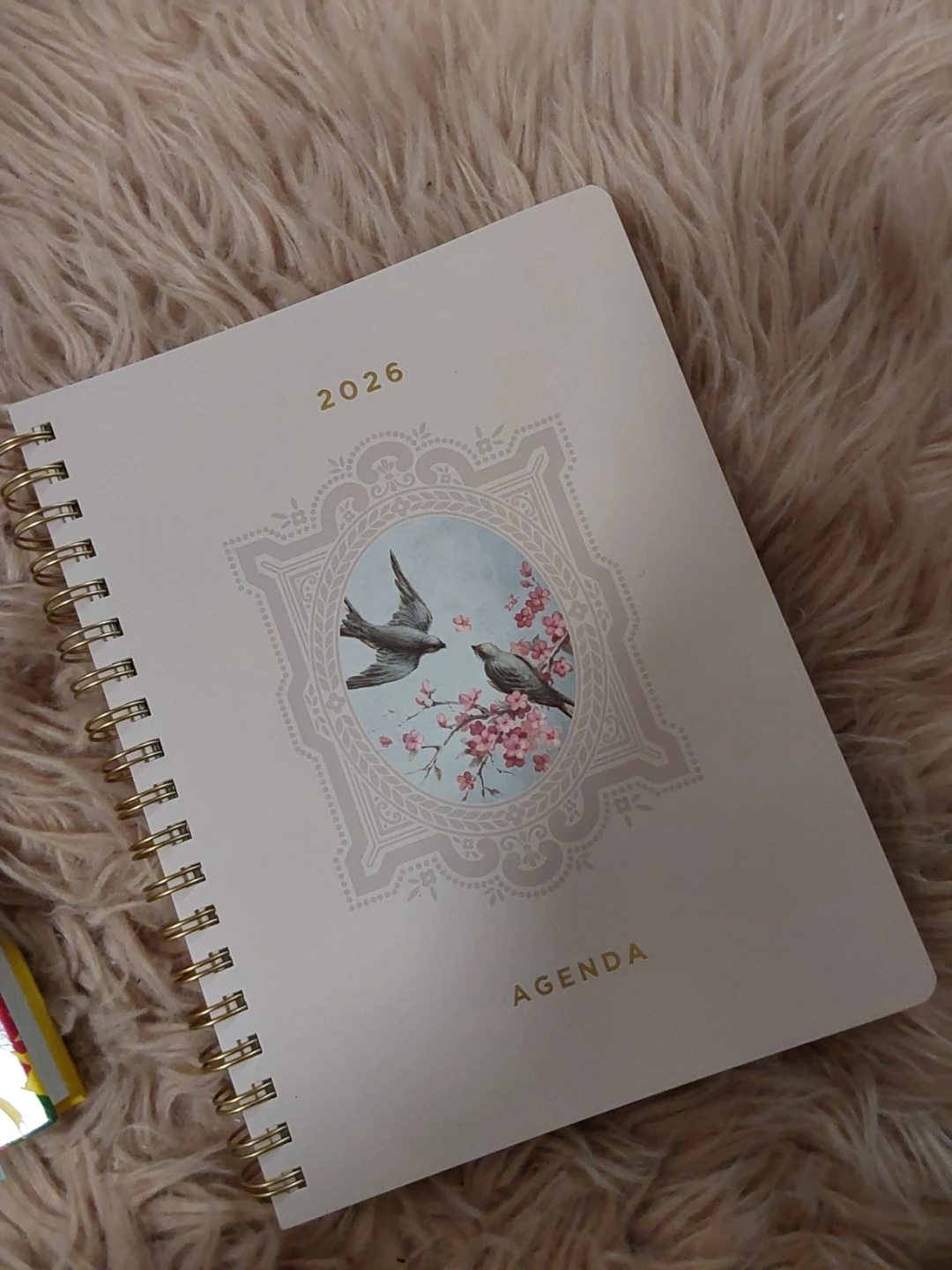 2026 Floral Birds Spiral Agenda