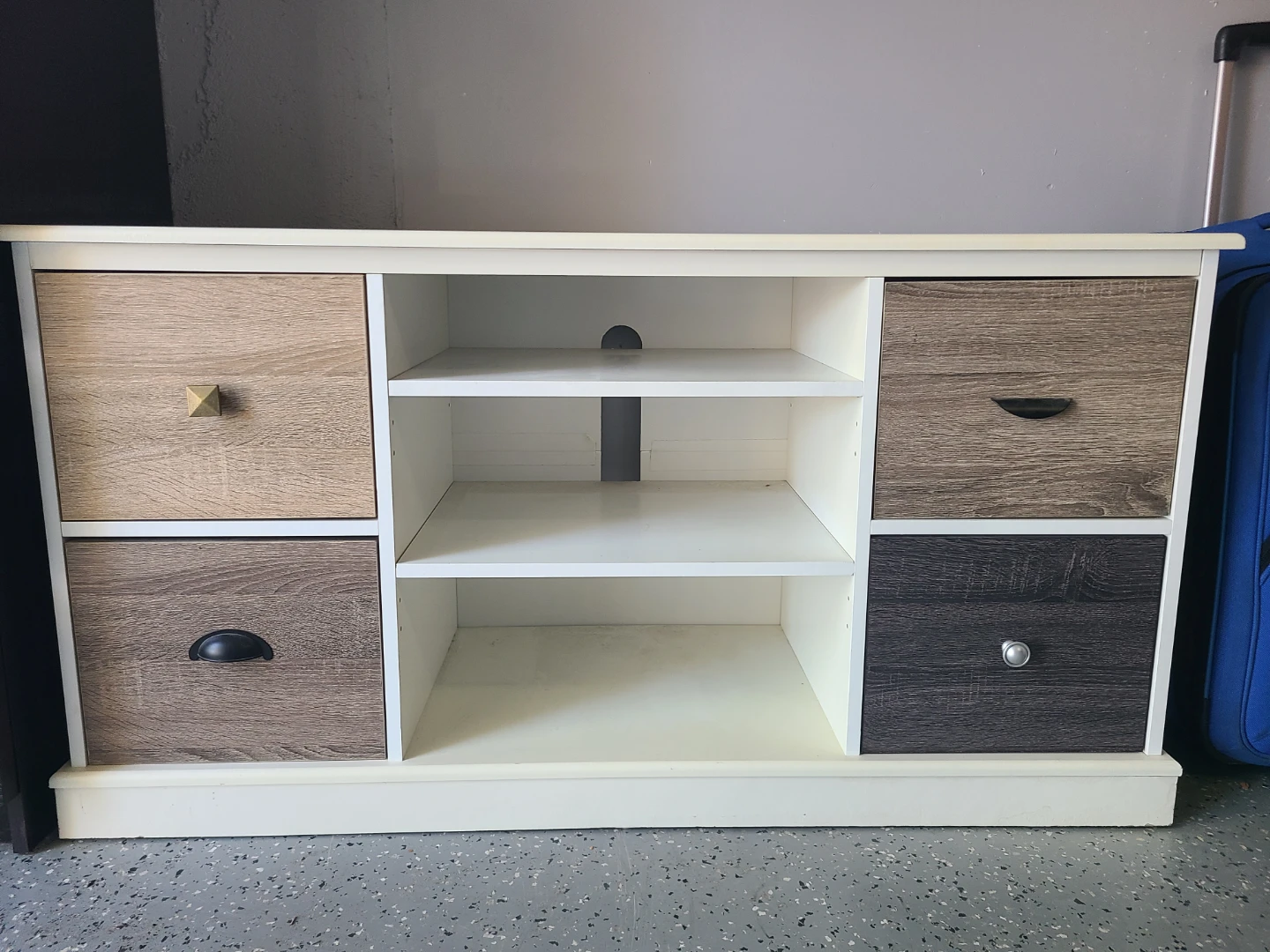Media Console, Book / Display cabinet  with 4 Doors