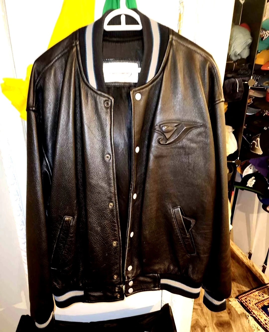 Toronto Blue Jays real Leather Varsity Jacket