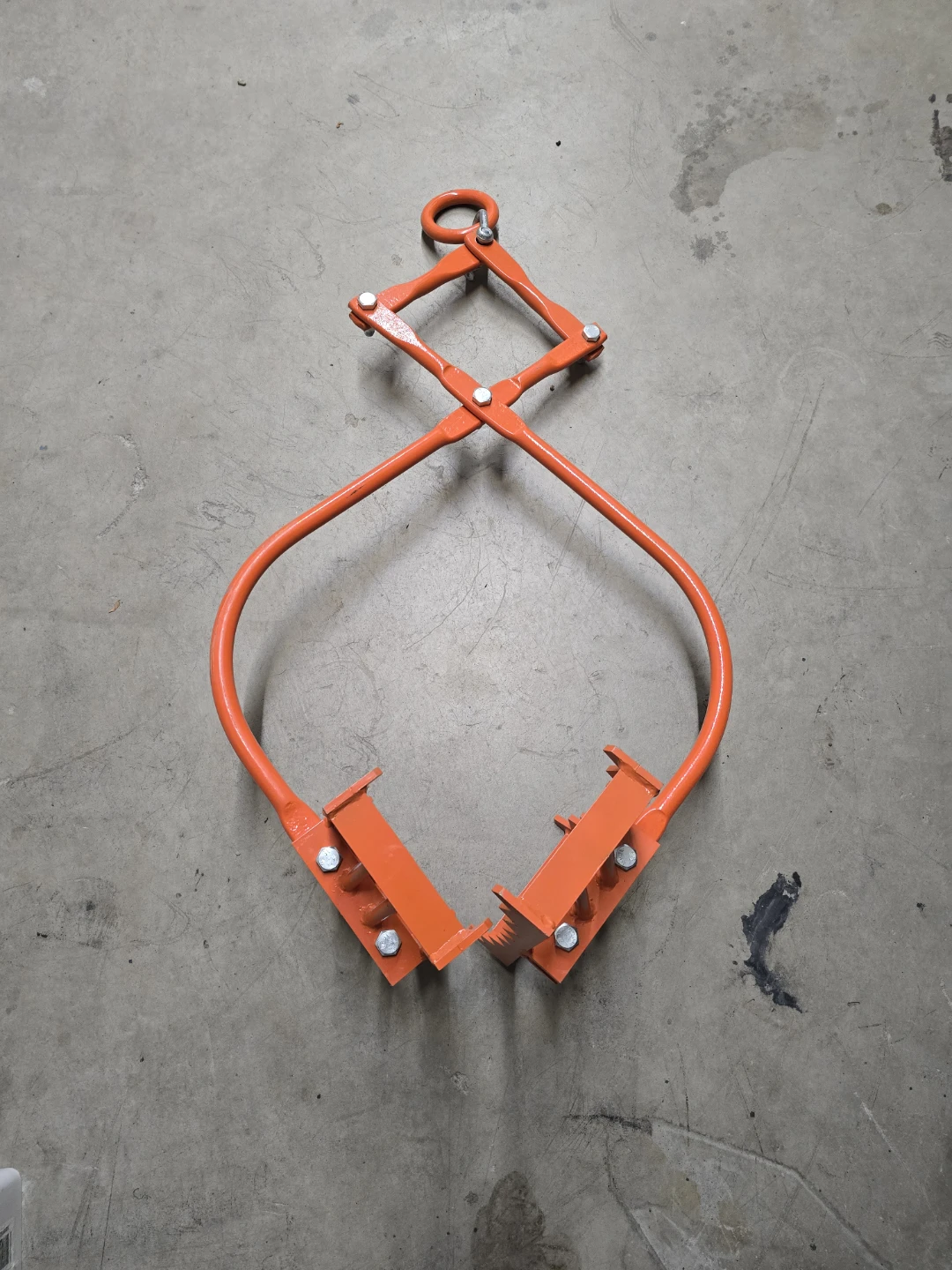 Orange Rock or Stone Lifting Tongs
