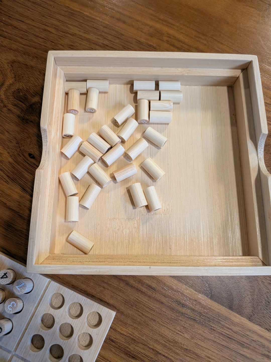 Wooden Sudoku game