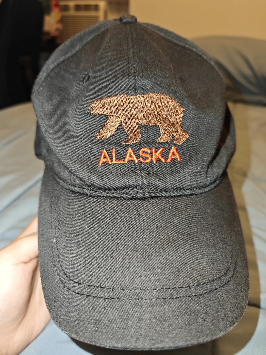 Black Alaska Bear Baseball Cap