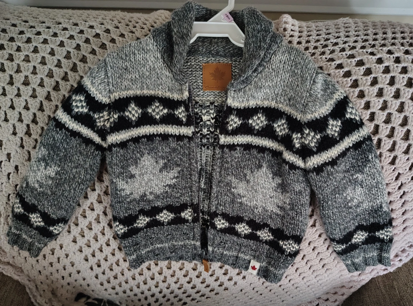 12-18M Canadiana Canada Knit Sweater