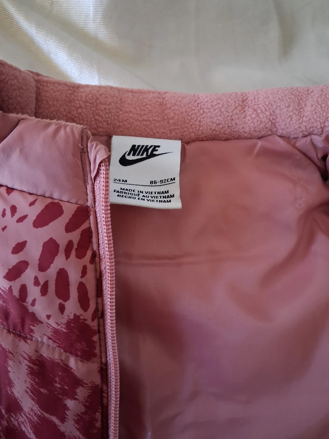 Nike Toddler Pink Puffer Vest - photo 2