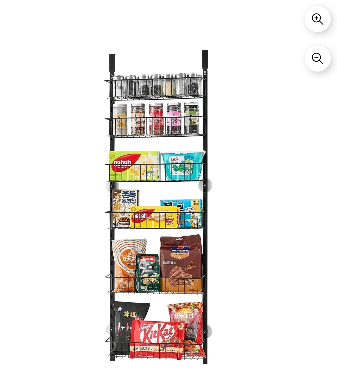 Over-the-Door 5-Tier Adjustable Storage Rack - photo 3