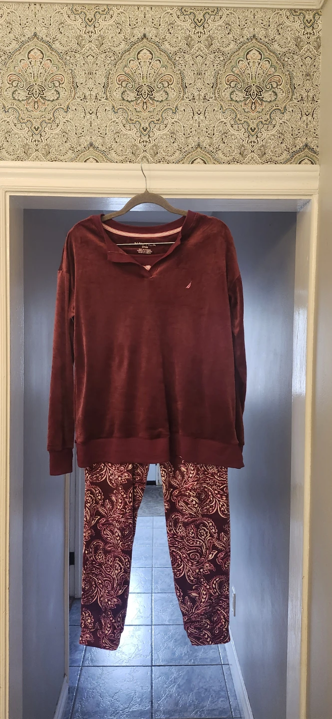 Nautica Velour Pajama Set