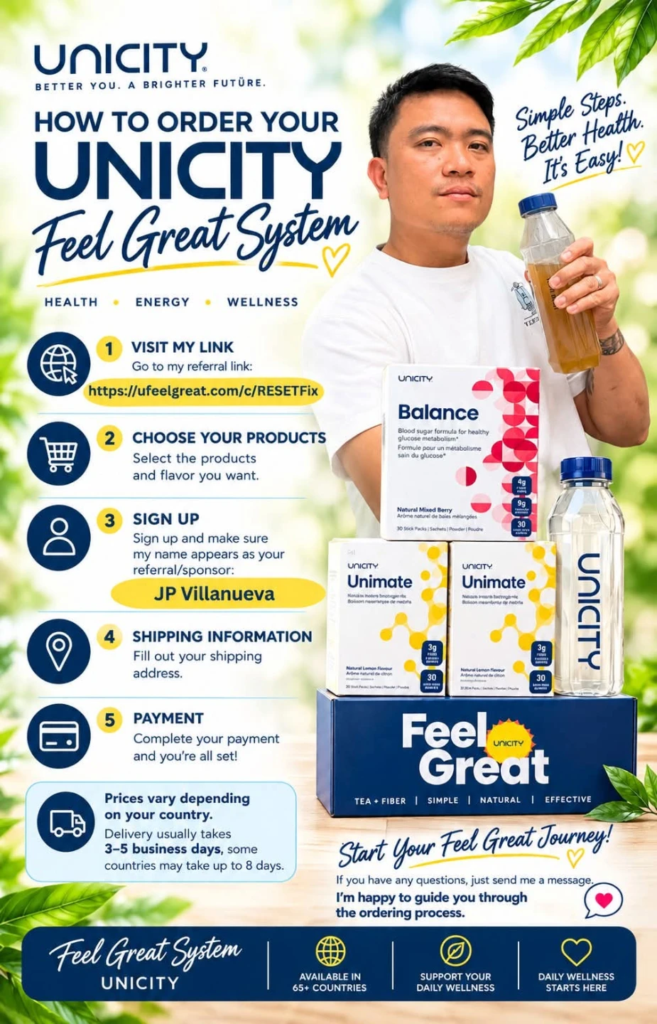 Unicity Feel Great System Set