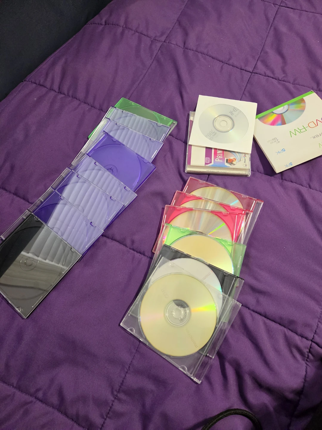 Assorted Blank CDs and DVDs with Slim Cases - photo 2