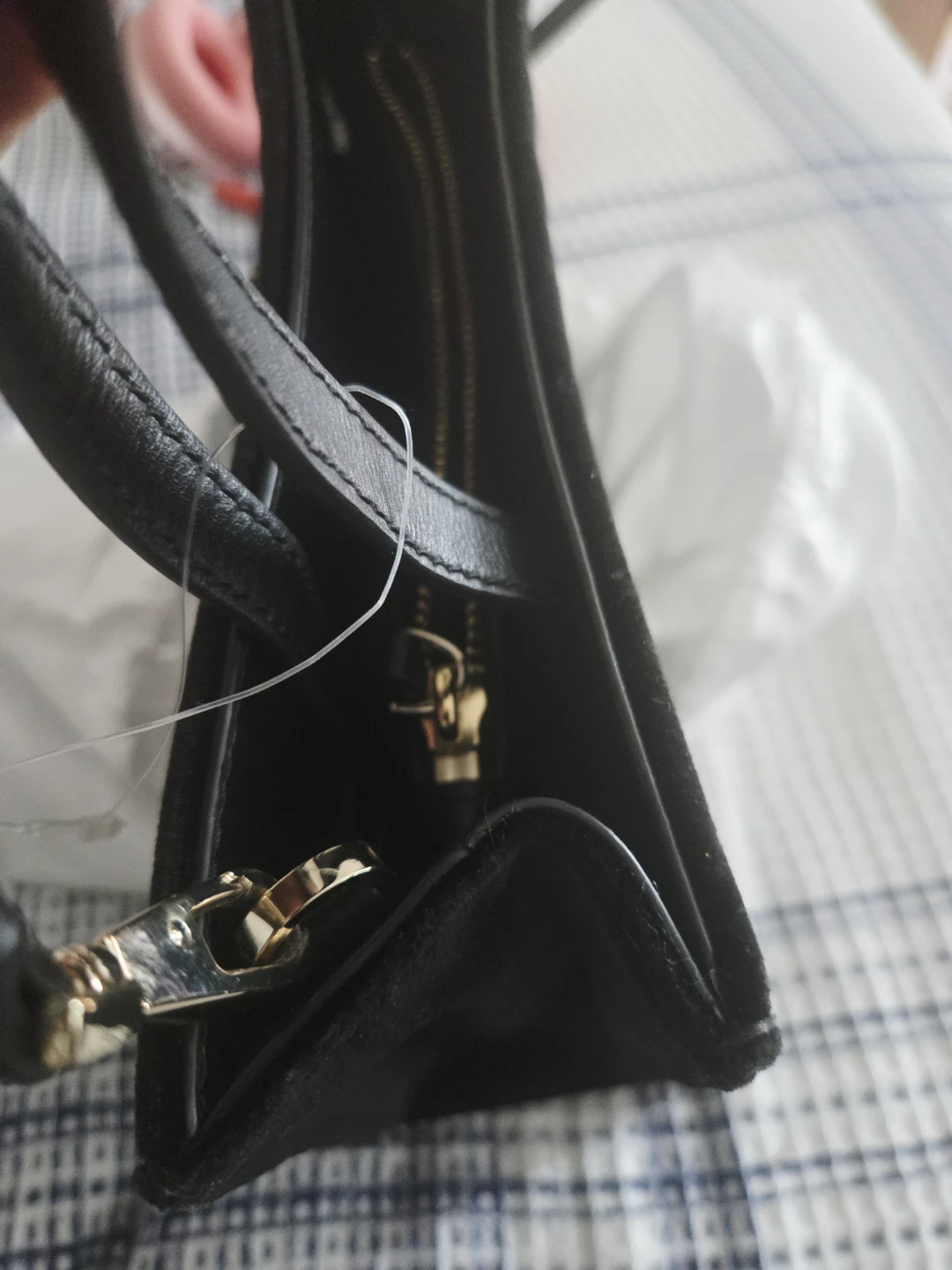Kate Spade Black Suede Floral Bag - photo 3