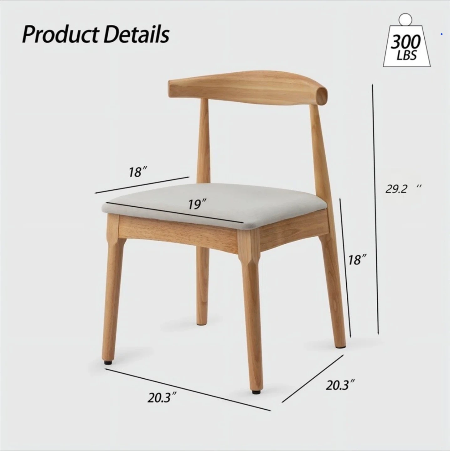 Corrigan Studio Solid Wood Dining Chairs (Set of 2) - photo 2