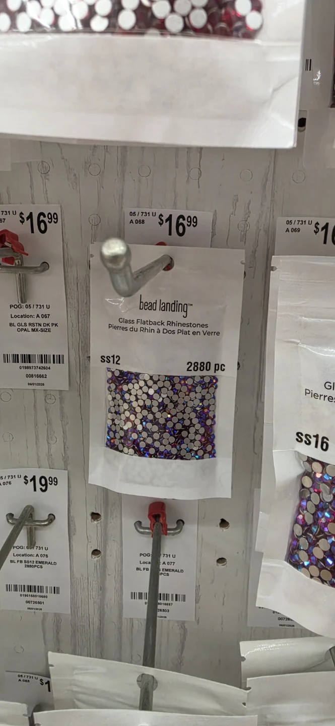 Bead Landing Glass Flatback Rhinestones - photo 2