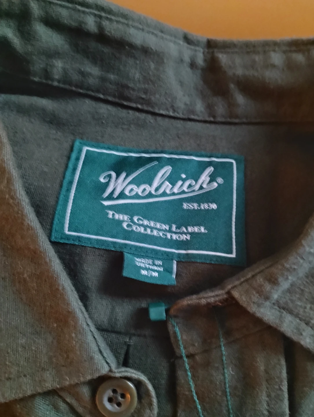 Woolrich Green Label Long Sleeve Shirt Medium - photo 2