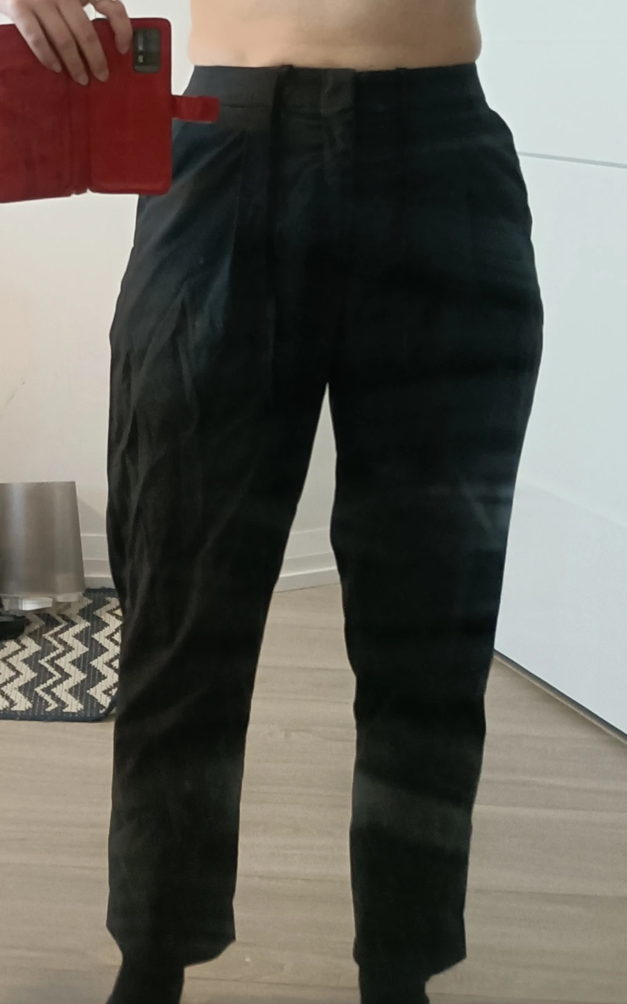 Uniqlo Black Drawstring Trousers