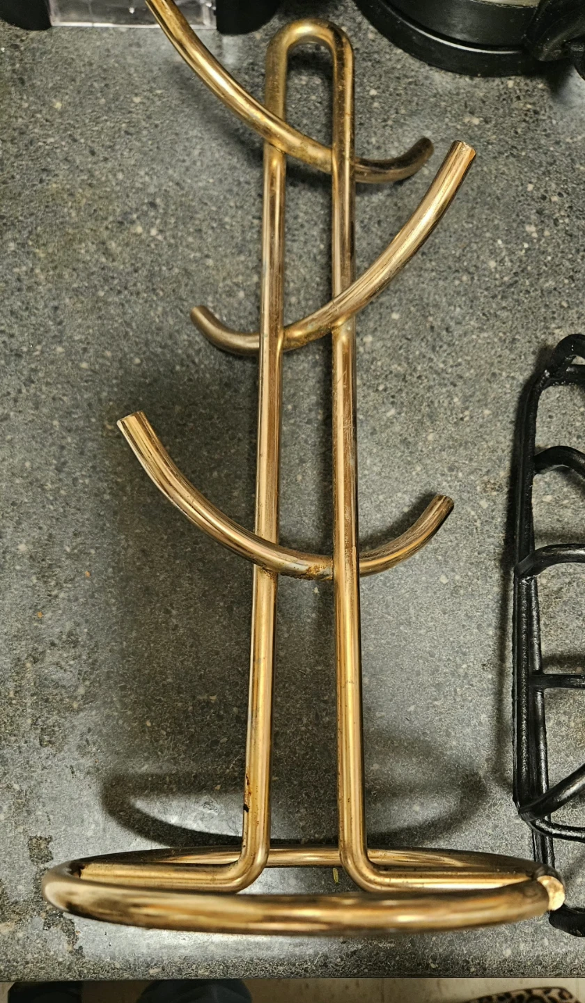 Gold-Tone Metal Mug Tree - photo 2