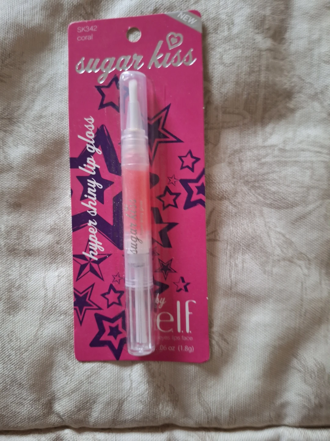 e.l.f. Sugar Kiss Hyper Shiny Lip Gloss in Coral