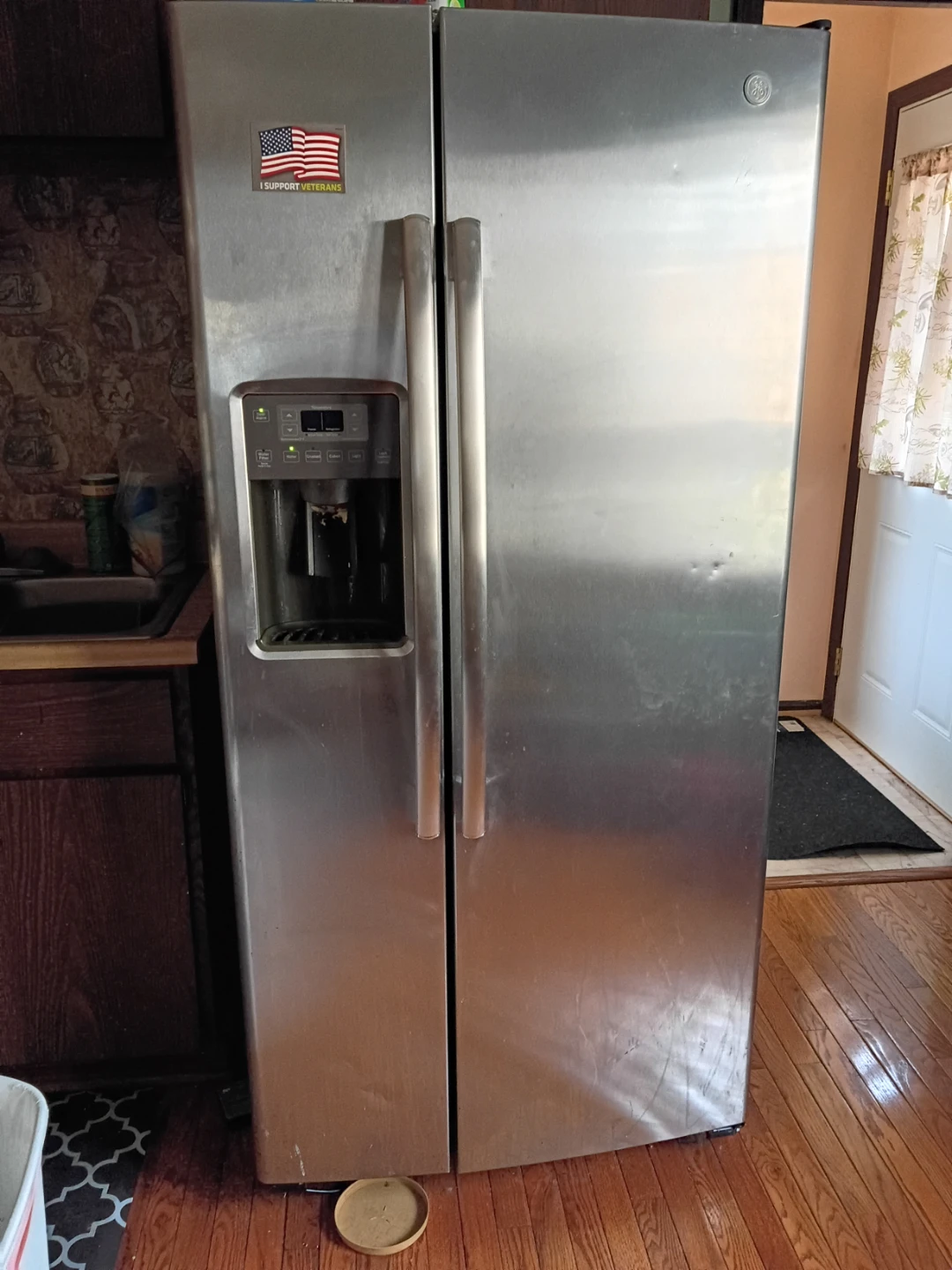 GE Stainless Steel Side-by-Side Refrigerator