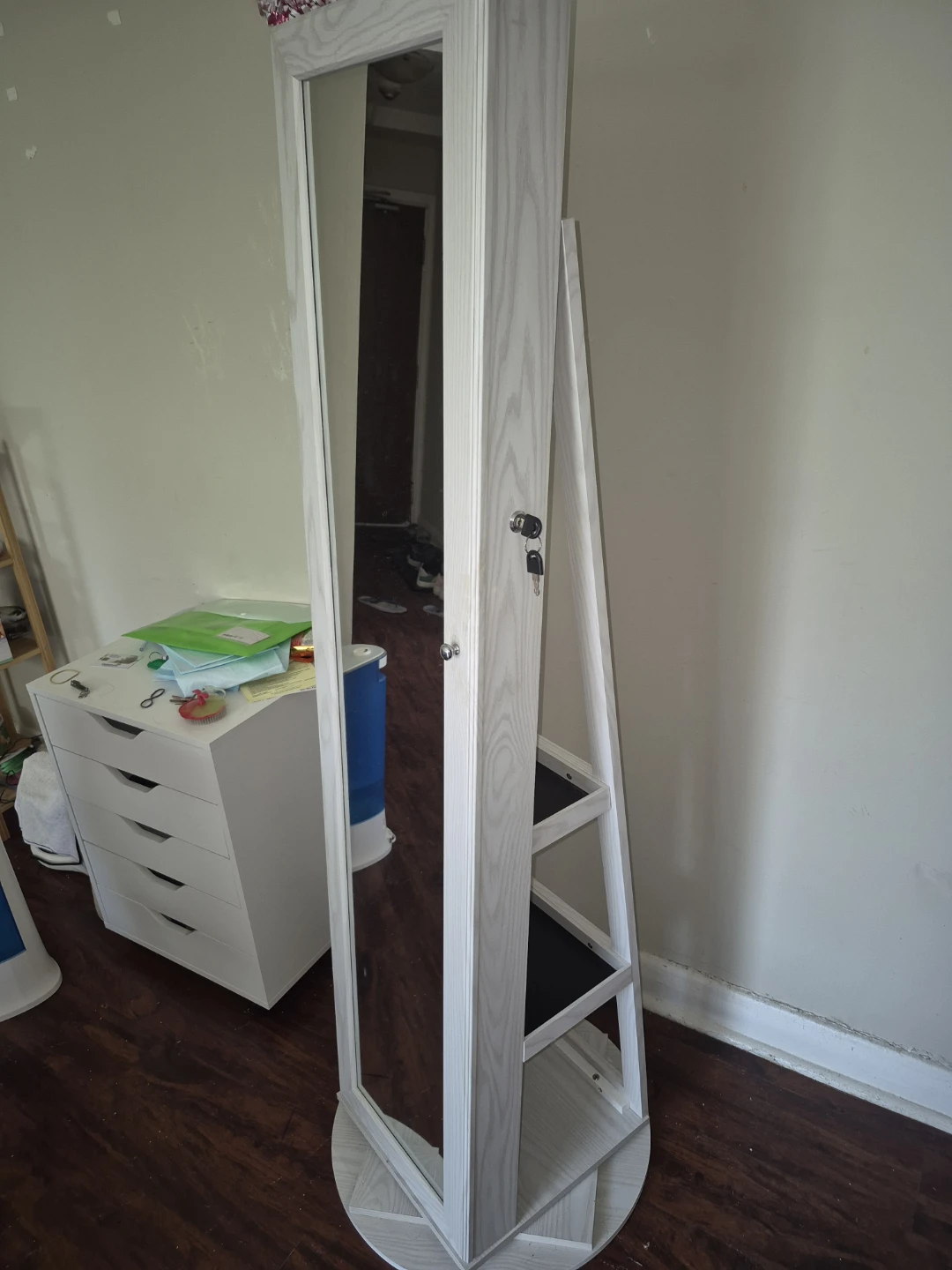 Rotating White Jewelry Armoire ... DELIVERY AVAILABLE - photo 5