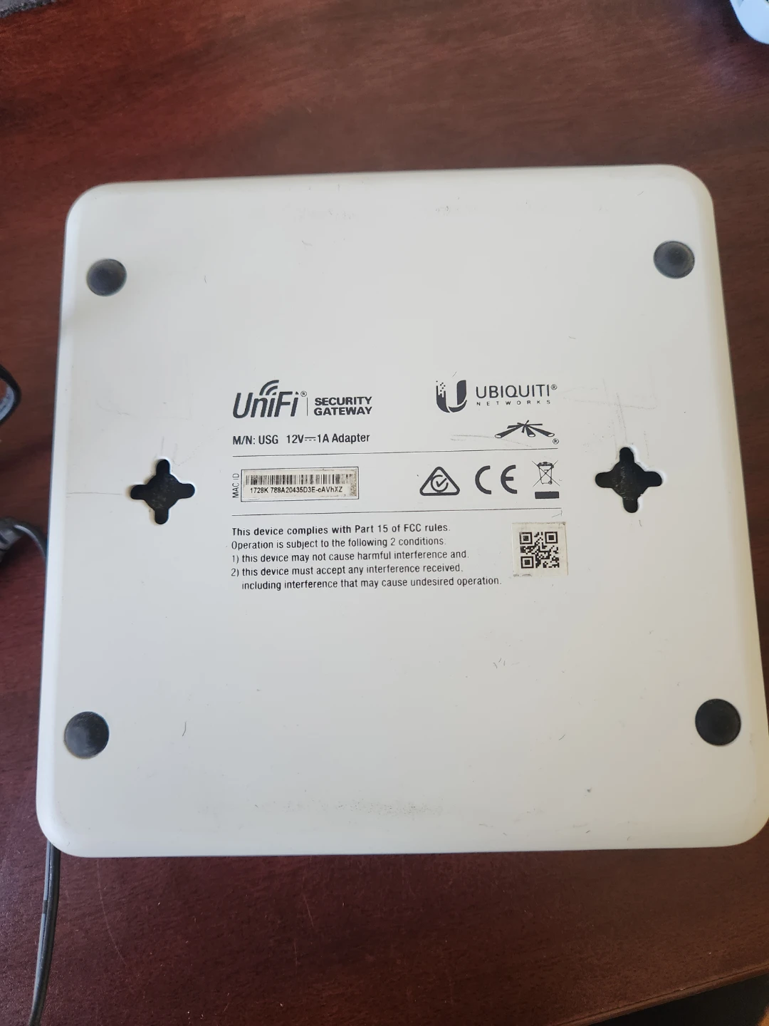 Ubiquiti UniFi Security Gateway USG