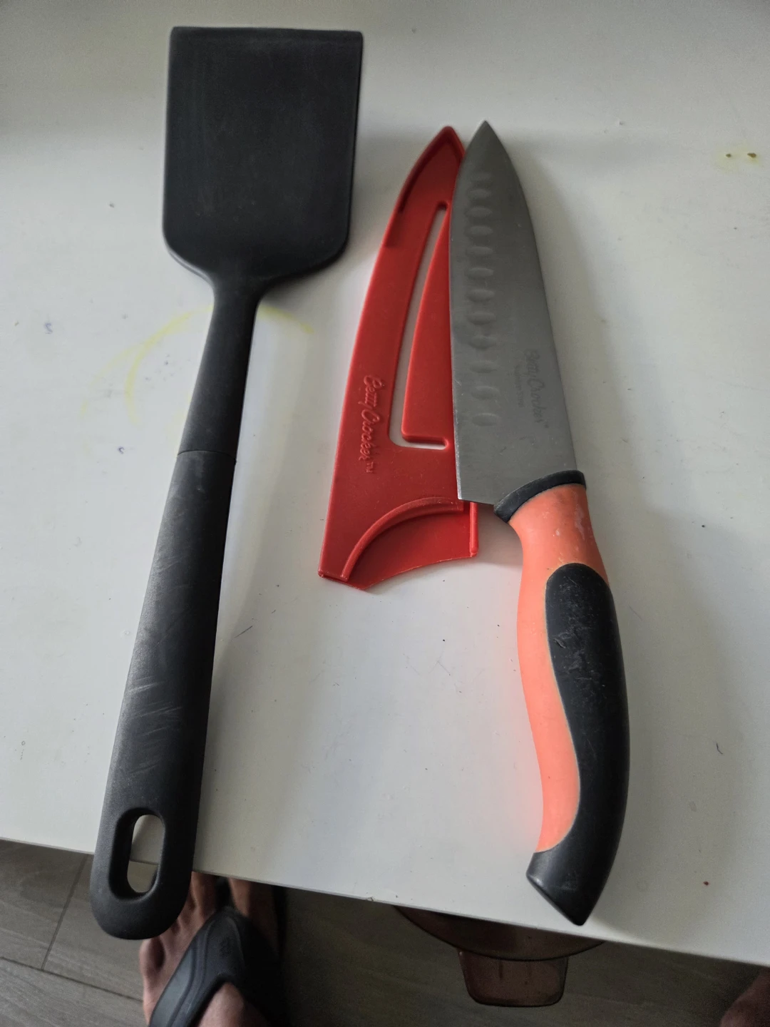 Betty Crocker Santoku Knife and Spatula Set