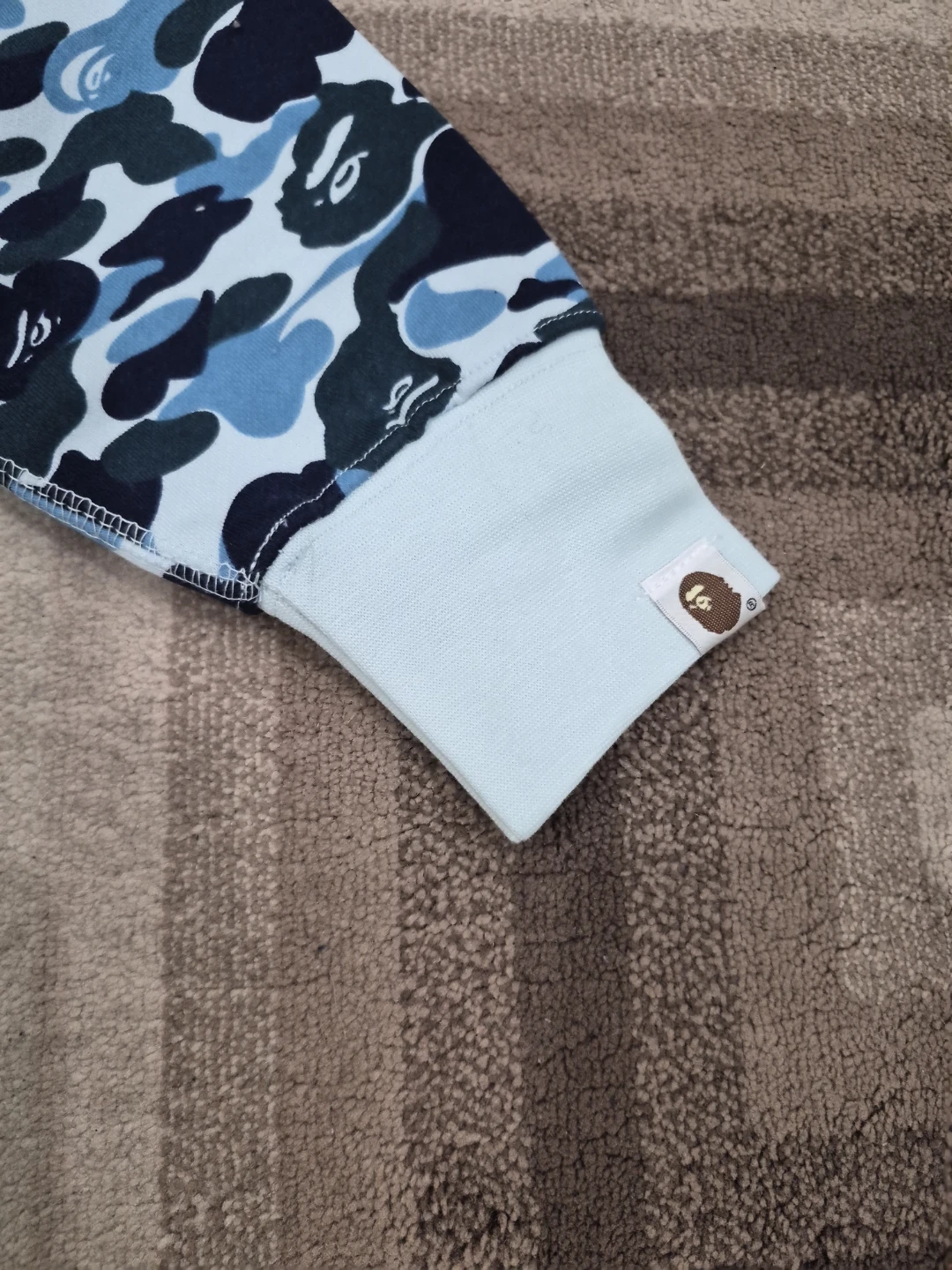 Blue Camo Bape Hoodie - photo 4
